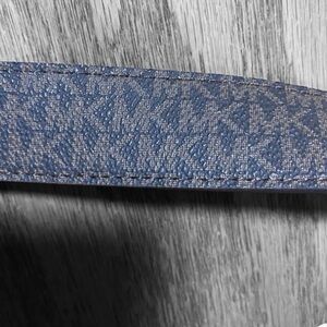 MICHAEL KORS FAUX LEATHER LADIES BELT - SIZE S - NWT - MK PRINTED